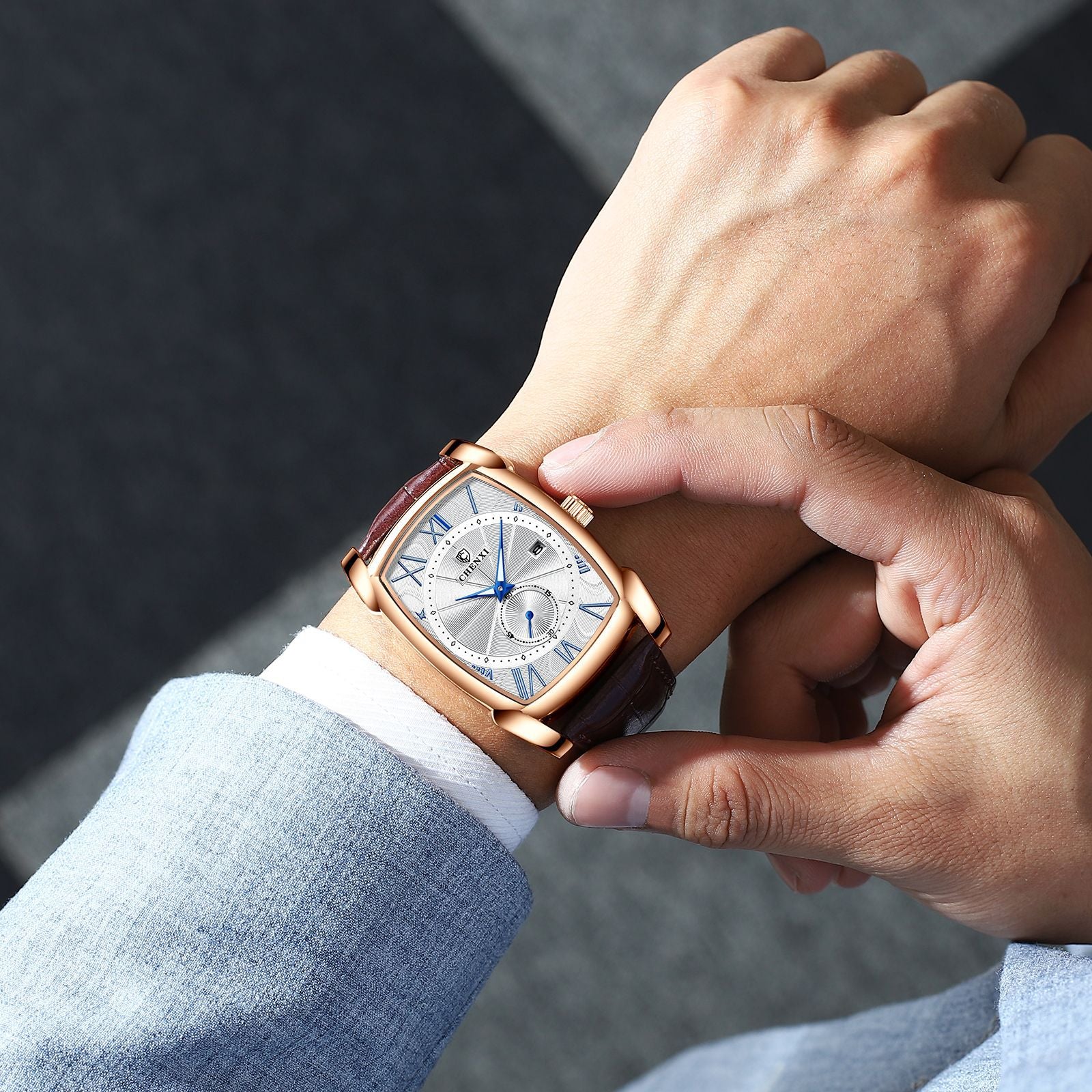 W3844 - Chenxi Square Fashion Watch