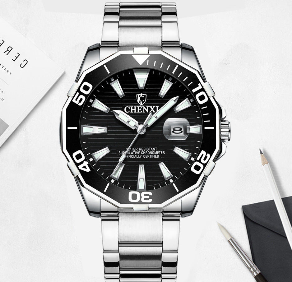 W3841 - Steel Men's Classic Fashion Watch