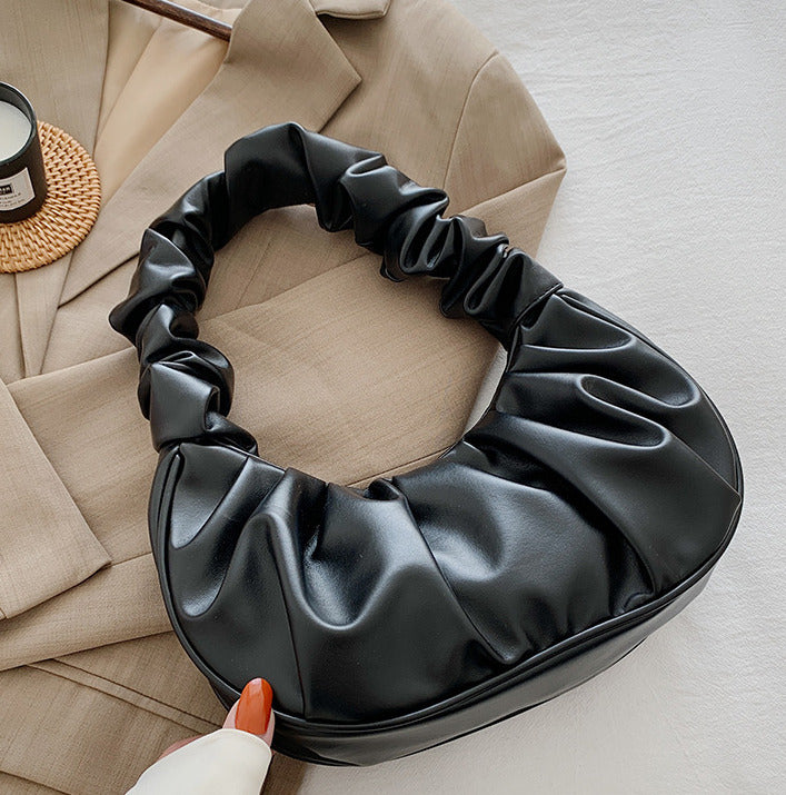 CL1448 - Pleated Cloud Shoulder Bag