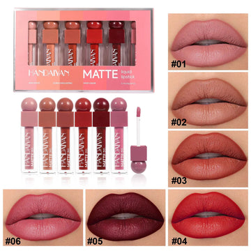 MA653 - Matte Lipstick Lip Glaze Suit (5pc)