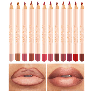 MA574 - 12 Colors Matte Lip Liner Pens