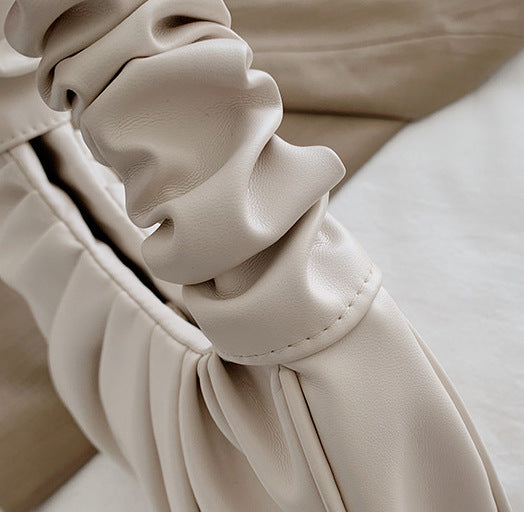 CL1447 - Pleated Cloud Shoulder Bag