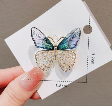 XSB133 - Simple butterfly brooch