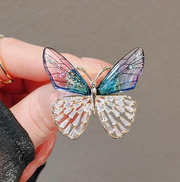 XSB133 - Simple butterfly brooch