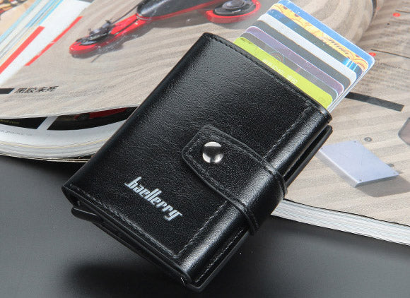 WA313 - Casual Black Men's Wallet
