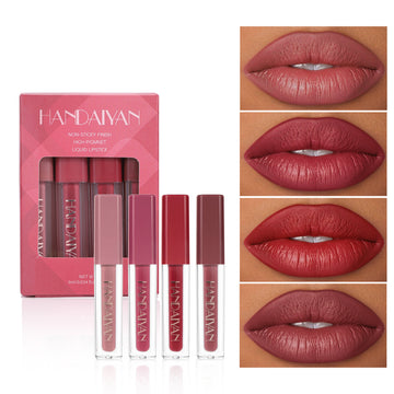MA667 - 4Pc Pearlescent Long Lasting Lip Glaze Set