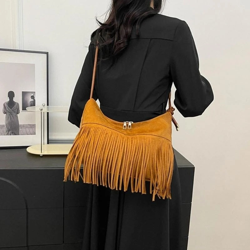 CL1431 - Women's Tassels Shoulder Bag