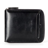 WA261 - Vertical zipper retro wallet