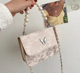 CL1091 - Fashion Pearl Square Handbag