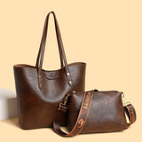 CL1427 - Retro Large Tote Fashion Bag