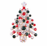 SB379 - Christmas Tree Saree Brooch