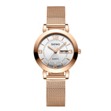 W4024 - Elegant Women's Mesh Belt Watch