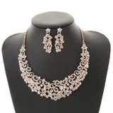 SET704 - Elegant Carved Hollow Necklace Set