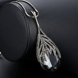 N2535 - Crystal Droplet Necklace