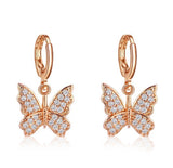 E1683 - Butterfly Elegant Diamond Earrings