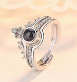 R691 - Vintage Black Gemstone Ring