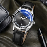 W3954 - Yazole Simple Black Quartz Men's Watch