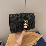 CL1044 - Retro Fold texture Messenger Bag