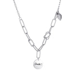 N2432 - Smile round card love pendant