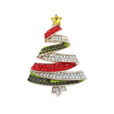 SB398 - Christmas Tree Saree Brooch