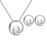 SET604 - Round Pearl Jewellery Set