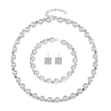 SET605 - White Pearl Jewellery Set