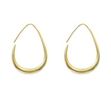 E1377 - Oval Drop Earrings