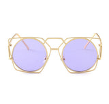 SG391 - Hollow ocean color lens sunglasses