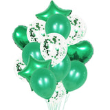 PS129 - 14pcs18 inch Aluminum pearl sequins balloon set