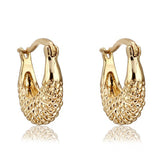 E1667 - Zircon Moon Shaped Earrings