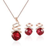 SET523 - Retro Droplet Jewellery Set