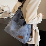 CL1254 - Denim Blue Large Crossbody Bag