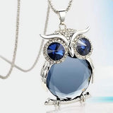 N2638 - Owl Gemstone Necklace