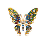 SB158 - Oil butterfly brooch