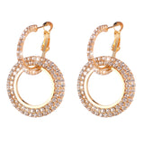 E1672 - Elegant Diamond Rhinestone Earrings