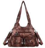 H1710 - Brown Satchel Handbag