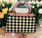 H1500 - Checkered Fashion Shoulder Bag