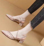 SH397 - Pointed Rhinestone Women's Shoes