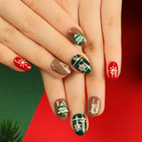 NA045 - Christmas Themed Press On Nails