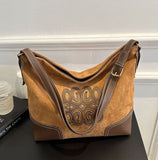 CL1530 - Retro Carved Vintage Tote Bag