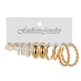 E1611 - Korean Fashion Geometric Earring Set