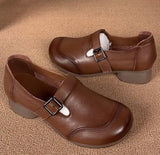 SH520 - Korean Retro Casual Flat Shoes