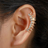 E1550 - Punk Style Fashion Rivet Ear Clip Earrings