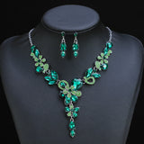 SET649 - Retro Necklace Earrings Set