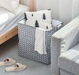 HD655 - Canvas Laundry Foldable Basket