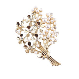 SB329 - Pearl Bouquet Brooch