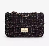 CL1500 - Woolen Chain Small Square Bag