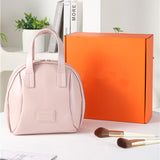 MB002 - Marbled Makeup Organizer Bag with Partition Storage