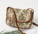 CL1593 - Vintage Floral Messenger Bag