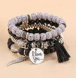 B966 - Stacked Bead Bracelet